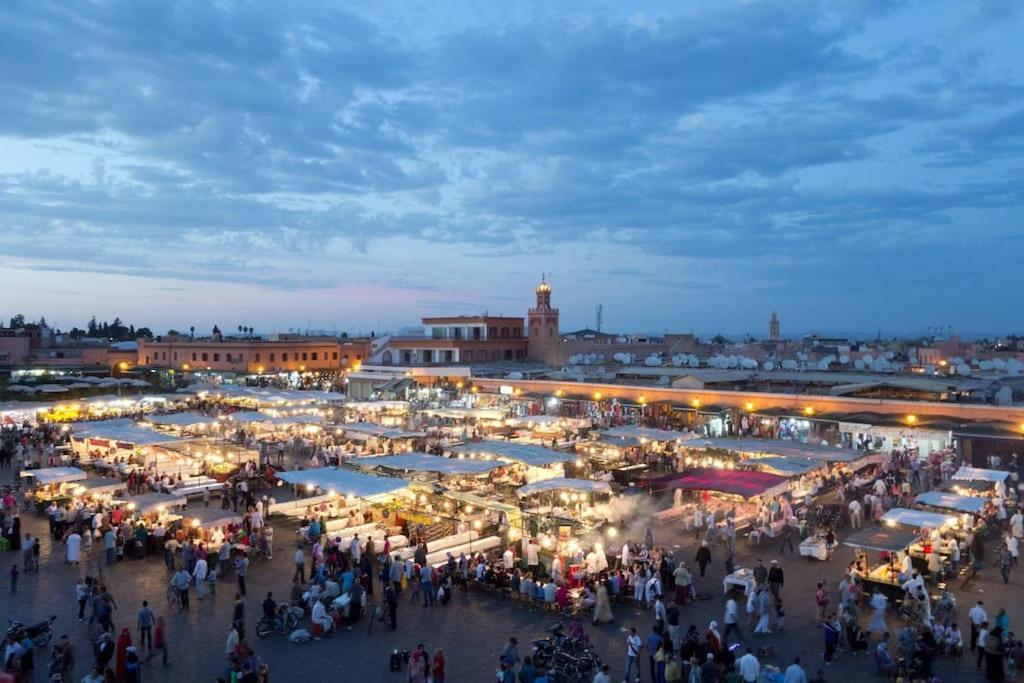 Spacieux Et Luxueux Appartement Marrakesch Exterior foto